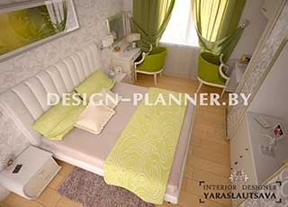 Дизайн интерьера трехкомнатной  квартиры  "Есенина "